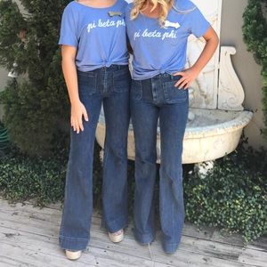 Show me your MuMu flare jeans